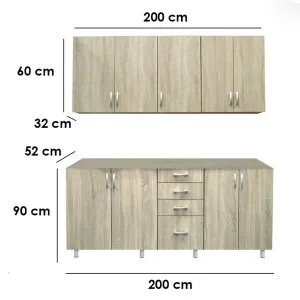 مطبخ قطعتين